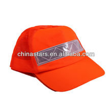 high visible safety cap with PVC reflective tape